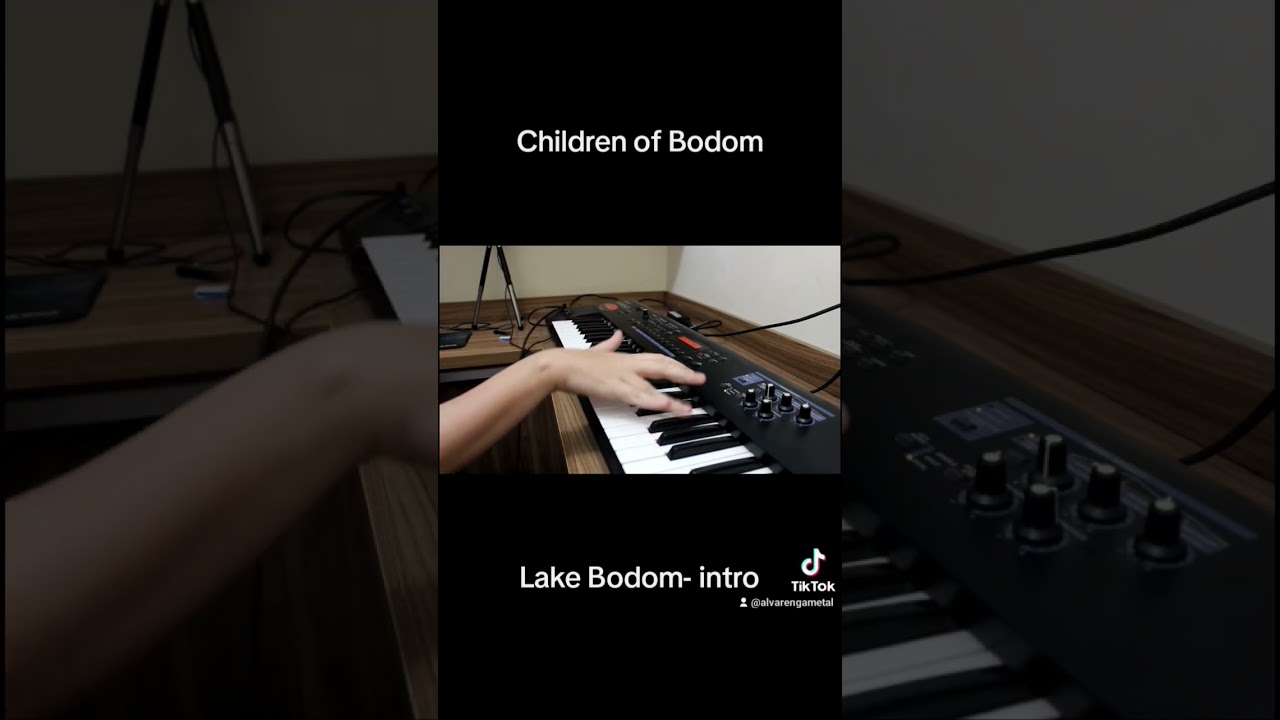 Children of Bodom- Lake Bodom intro. #melodicdeathmetal  #childrenofbodom #keyboardlessons #warmen