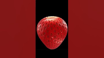 Creating textures to make this strawberry 3d model realistic #maya3d #textures