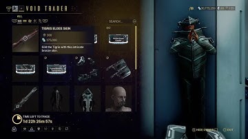 Warframe void trader 01,11.2019