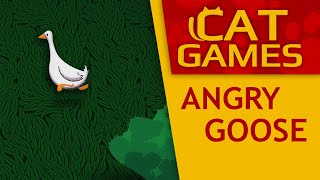 CAT GAMES - Angry Goose (Video for Cats to watch) 1 Hour 60FPS