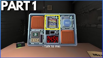 SILVER AND I DIFFUSE BOMBS | Keep Talking and Nobody Explodes | Part 1