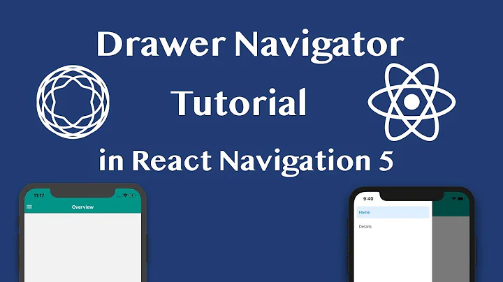 Drawer Navigator Tutorial in React Navigation v5