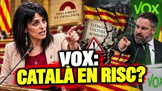 VOX I CATALUNYA: QUÈ PASSARIA AMB LA LLENGUA I L’AUTOGOVERN? | OPINIÓ - INTERVENCIÓ SÍLVIA ORRIOLS screenshot 1