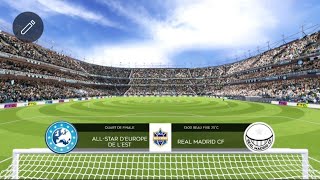 DLS24 | All-star D'europe de l'est vs Real Madrid | 1-2| Dream League Soccer 2024 | Gameplay...