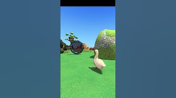 Long slide game with Duck #3danimation #games #funny #3dgame #animals