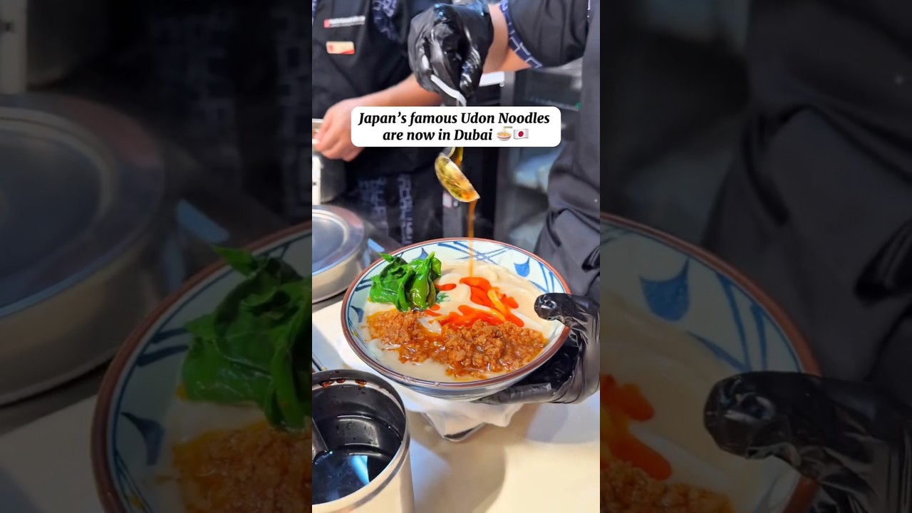 Tempting Japan's Udon Noodles In Dubai✨️🍜🍤