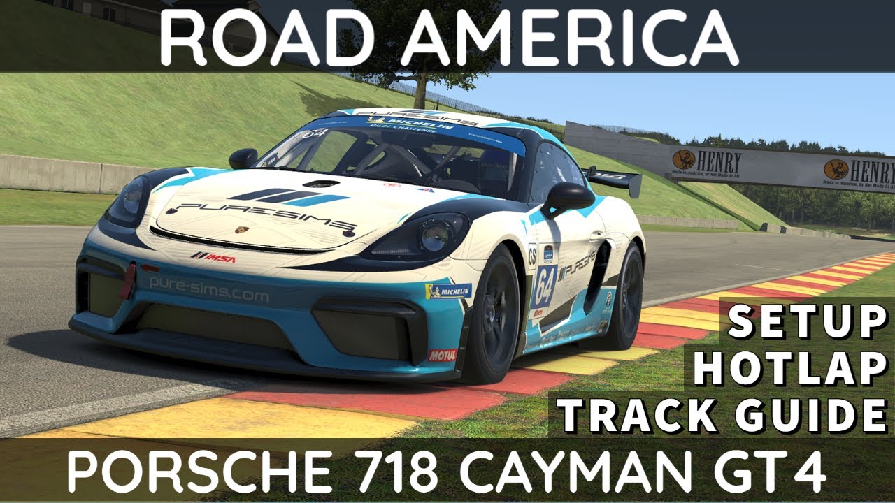 Download iRacing | Road America | Porsche 718 Cayman GT4 (MPC)