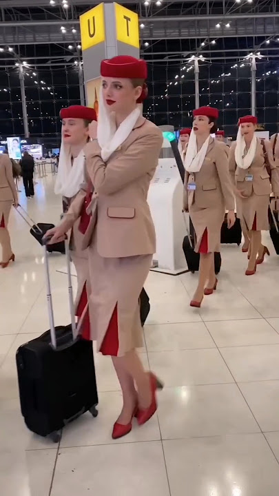 Cabin crews of Emirates Airline | Airport