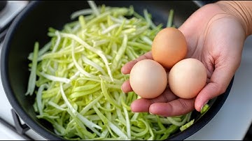 Kohl mit Eiern schmeckt besser als Fleisch! Ein leichtes und leckeres Rezept mit Kohl!