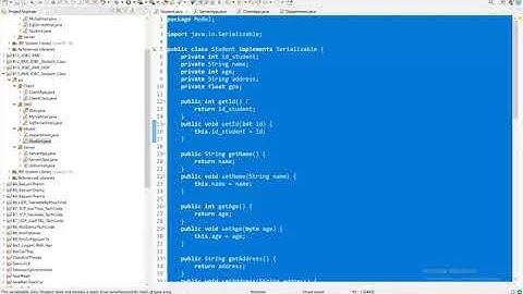 [B13 Java UDPT] JDBC with RMI:  Student - Department