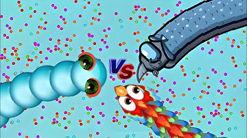 Snake Io 🐍 Shark Crewmate Vs Feather Boa + Slushy Snake Skin Epic Snakeio Gameplay