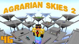 Minecraft Mods Agrarian Skies 2 - TOP TIER JETPACK [E46] (Modded Skyblock)