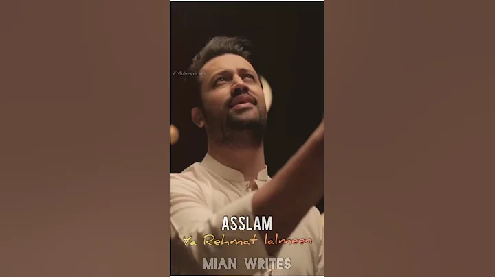 Mustafa Jaan E Rehmat Pe Lakhon Slam Status | Atif Aslam | Full Screen Status | Super Hit Slam