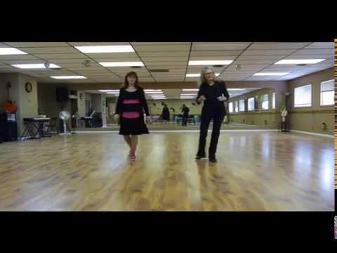 Af En Af - line dance demo, choreographed by Karen Tripp