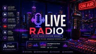 LIVE Radio Station Script | ESX, QBox, QB-Core | FiveM Script by Renegade Scriptz Guide