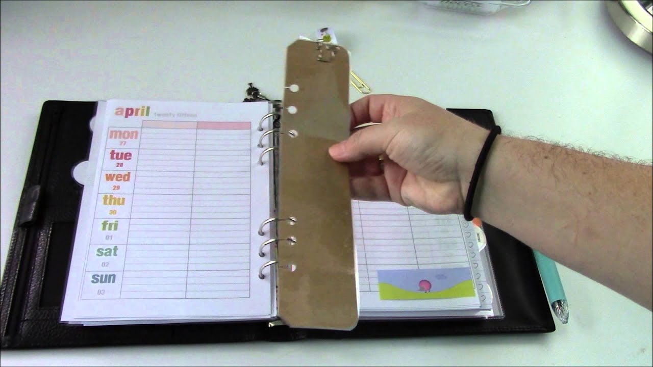 Filofax A5 Setup YouTube Filofax A5 Setup YouTube