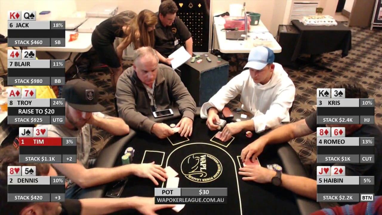 Wapl poker roulette records