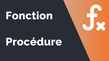 Algorithme #19 : Fonctions et Procédures