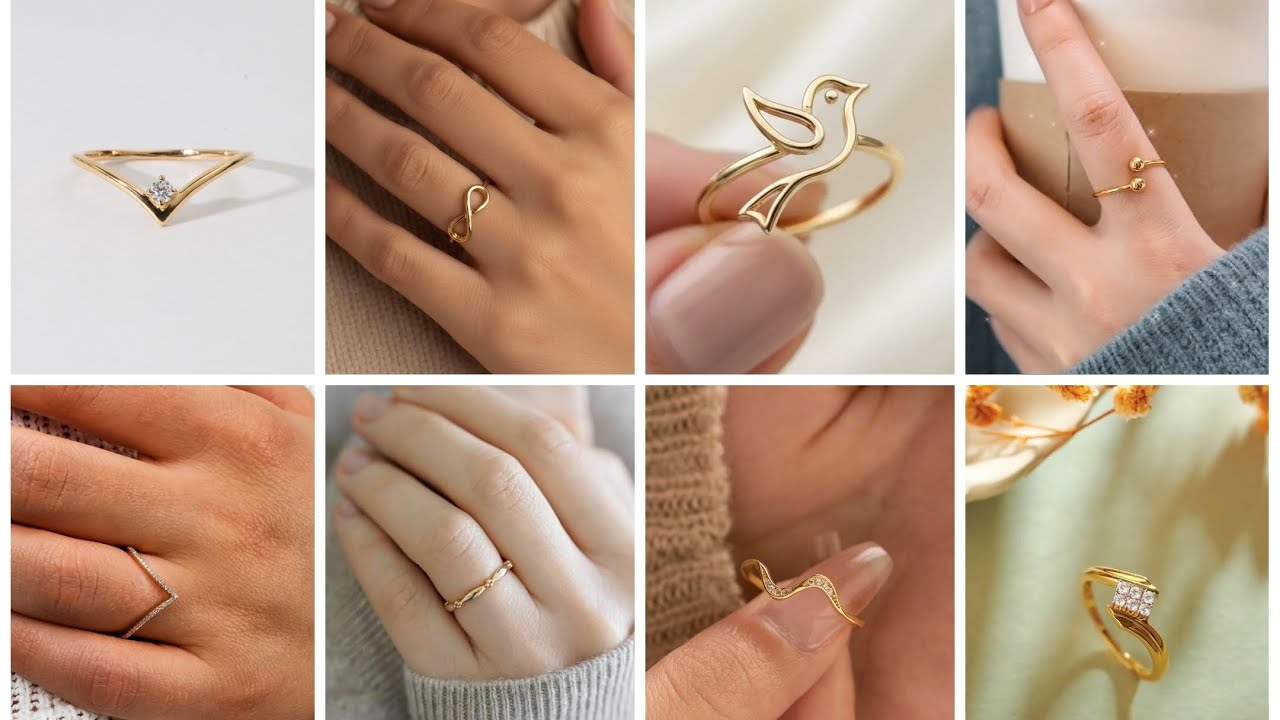 🤩 Wow Under 1 gram gold stylish ring designs 🤩