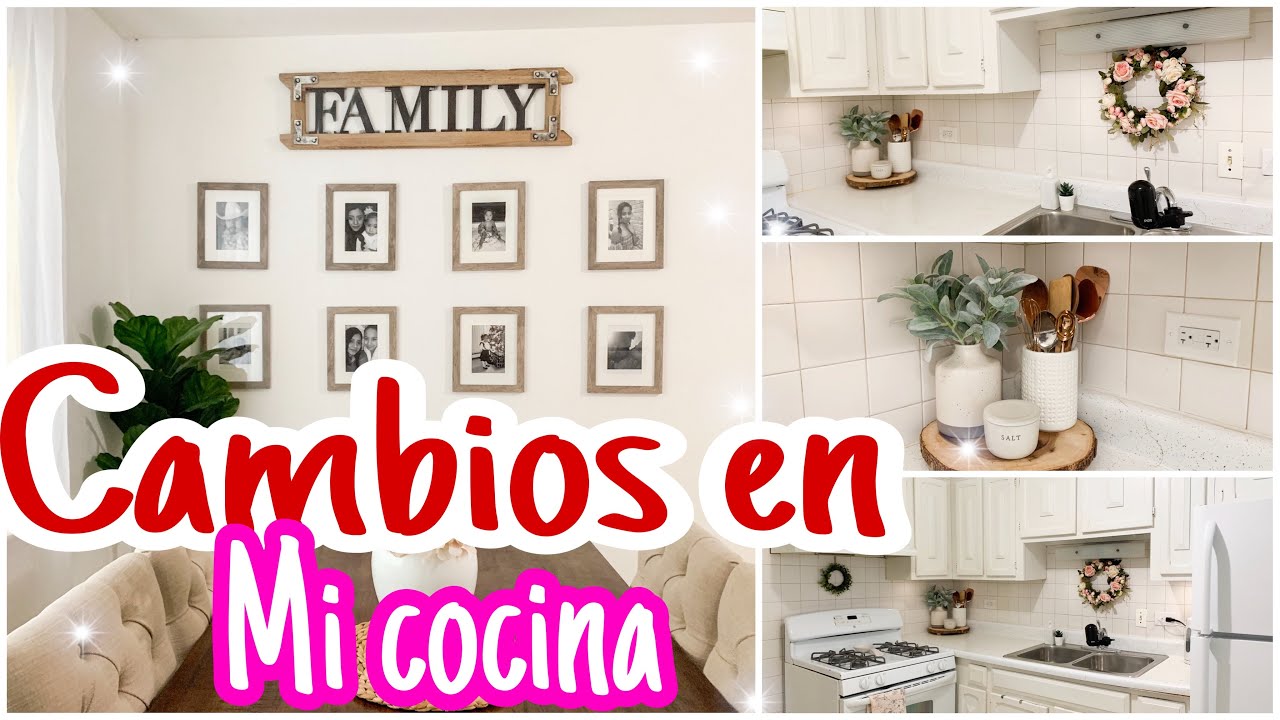 COCINA PEQUEÑA  || CAMBIOS EN LA COCINA || IDEAS DE DECORACION VERANO 2021 @LIZBETHFERRER