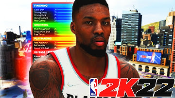 NBA 2K22 *NEXT GEN* DAMIAN LILLARD BUILD | DYNAMIC SCORING PG W/ CONTACT DUNKS & LIMITLESS RANGE
