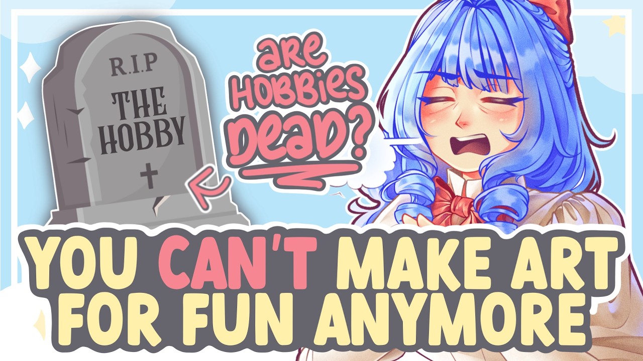 You CAN'T Make Art For Fun Anymore (Hobbies are Dead) || SPEEDPAINT + COMMENTARY
