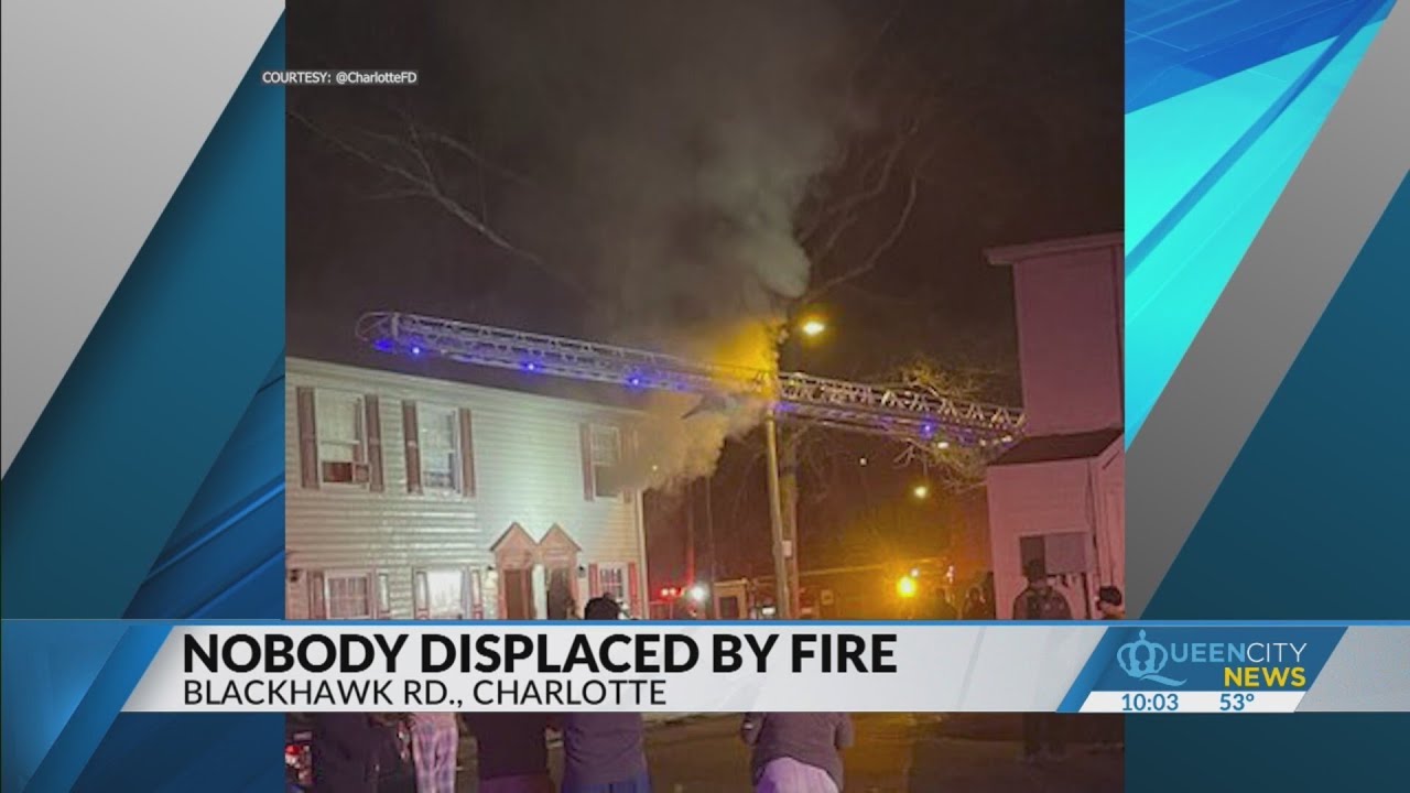 No one injured after Charlotte apartment fire - YouTube