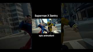 Sentry X Superman 🔥🔥epic battle animation! #sentry #superman #sonic #flash #animation
