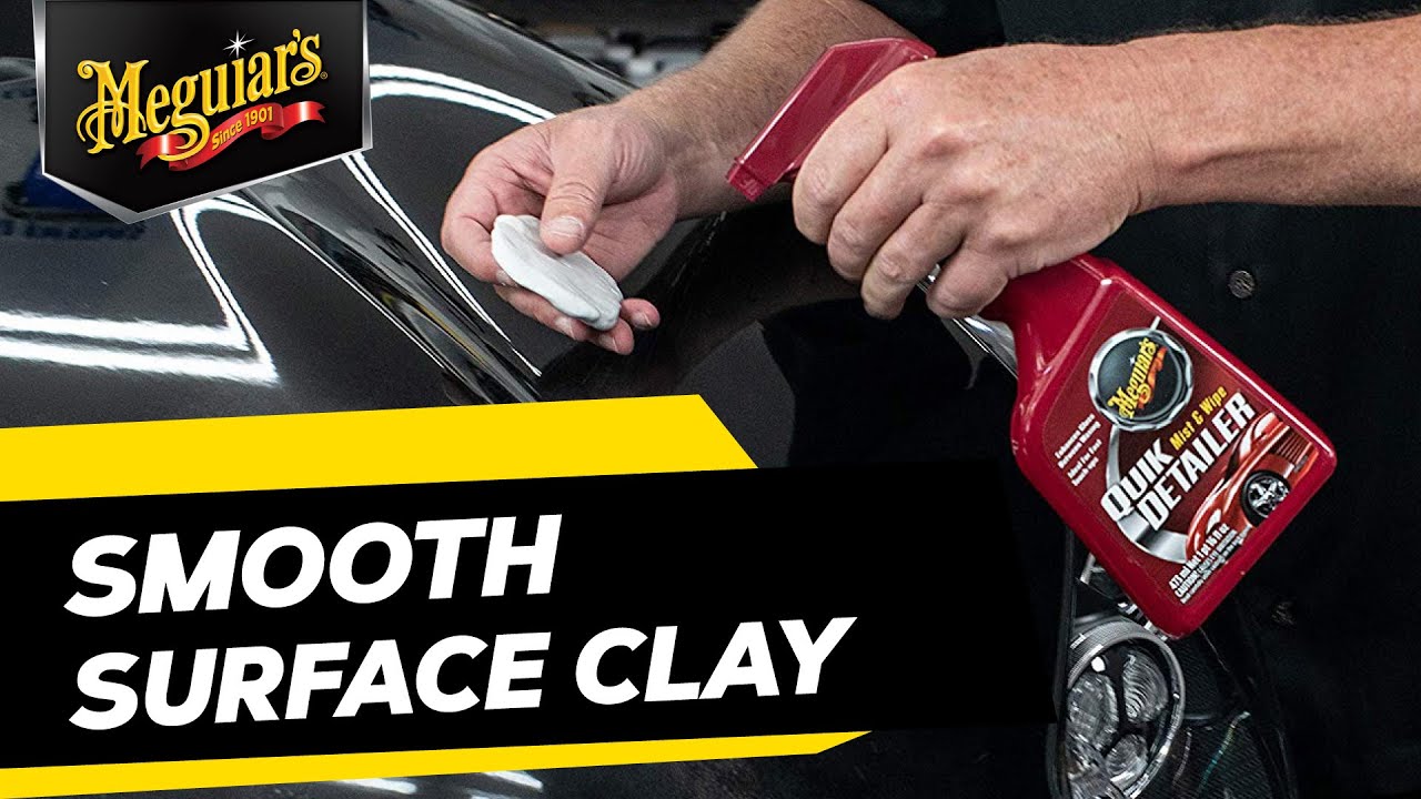  Meguiar's Smooth Surface Clay Kit - Safe and Easy Car Claying  for Smooth as Glass Finish - G1016 : Automotive