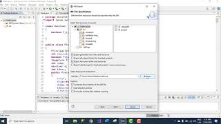 Como crear un archivo  .jar en eclipse