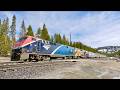 4K: Donner Pass | A Railfan’s Paradise! Nonstop Trains from Sparks Yard to Donner Summit