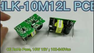 Hilink 10M12 and PCB 10W 12V 220V AC DC Power Supply Module Hilink 10M12 and PCB 10W 12V 220V AC DC Power Supply Module