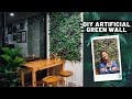 DIY artificial green wall - My Instagram corner