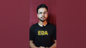 What is EDA. How it helps to analyse data. #technology #education #shorts #tech