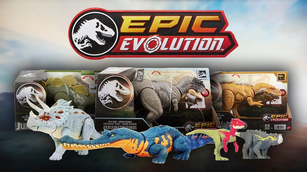 NEW TOYS REVEALED Jurassic World 'Epic Evolution' 2024 Toyline by