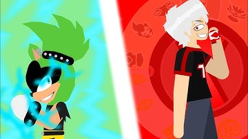 Surge The Tenrec Vs Albedo (Sonic The Hedgehog: IDW Comics Vs Ben 10) Stick Nodes Animation