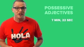 Possessive Adjectives (Vs. Subject Pronouns)