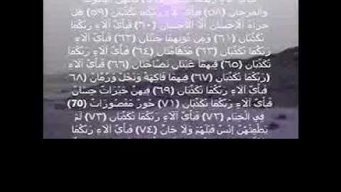 هاني الرفاعي روائع التلاوات سورة الرحمن تلاوة خاشعه