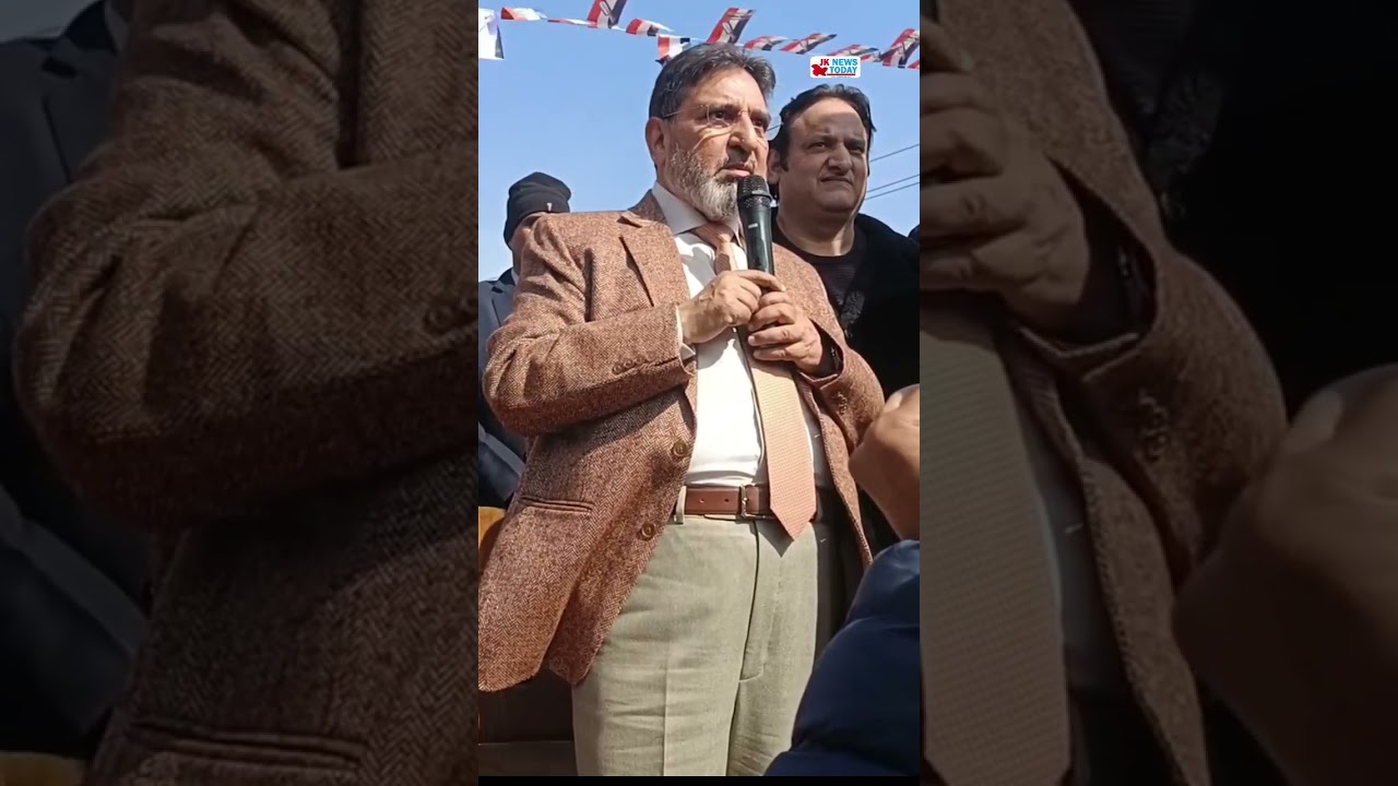 Altaf Bukhari criticizes the NC & PDP in Charar-i-Sharief | JK News Today