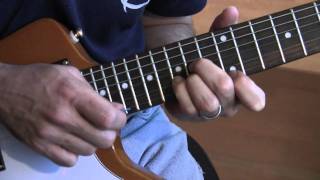 Part A13:  Beautiful Day (U2 Guitar Tutorial / Lesson) - Overdrive Touch Me Riff (contd)
