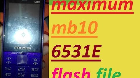 MAXIMUM MB10 6531E FLASH FILE RED CM2