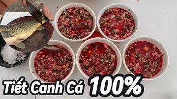 TIẾT CANH CÁ CHÉP GIÒN - Làm Trực Tiếp Tại Chỗ - Giao Lưu Với Kênh NamKaKa