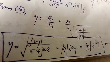 EE302:EMT-MODULE VI- INTRINSIC IMPEDANCE