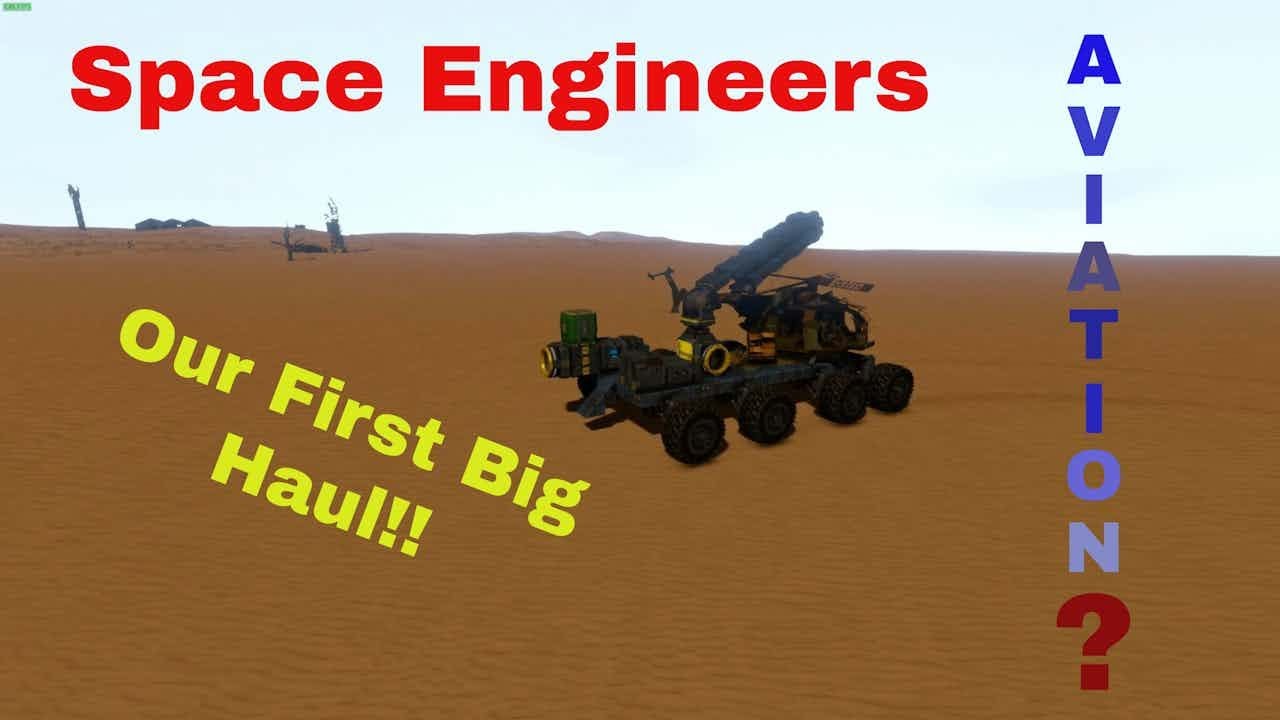 Space Engineers E9 - Our First Big Haul - YouTube