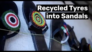 Artisans of Kibera 1: Sandals made out of recycled tyres by Baraka | Nairobi Design Week 2015