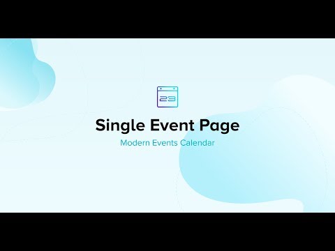 Single Event Page