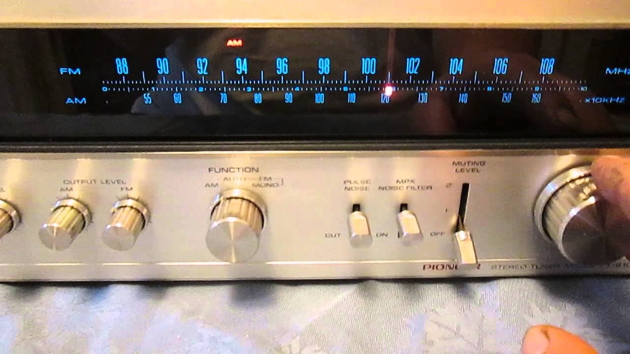 pioneer tx-9100 - YouTube