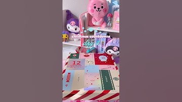 Day 4: opening 4 cute Christmas advent calendars / countdowns #kuromi #kawaii #unboxing #asmr #kpop