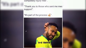 NEYMAR JR. AGAIN INJURY 🥺💔 || NEW TREND SAD VIDEO XML 😞✨ || XML BY @RX-EDITZ