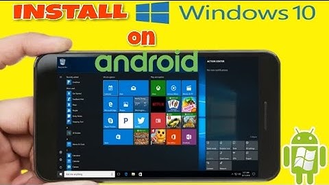 Get Windows 7/8/10 in any android|Without Root